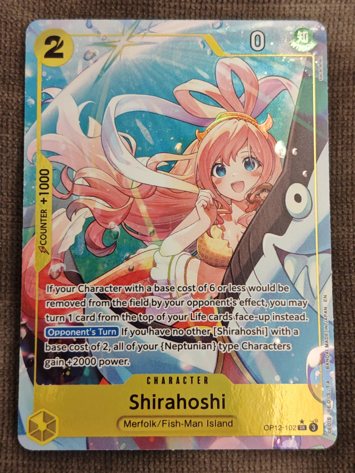 Shirahoshi (Alternate Art) OP12-102 (Legacy of the Master)