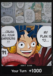 DON!! Card [Luffy] One Piece World's Strongest Warriors