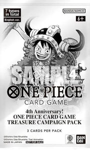 4TH Anniversary Treasure Campaign Pack -3 Cards English SEALED