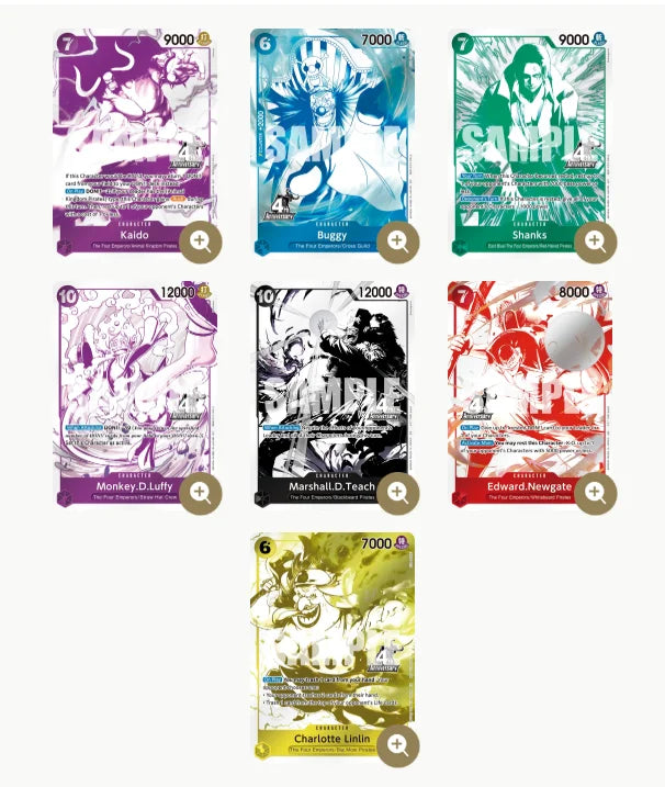 4TH Anniversary Treasure Campaign Pack -3 Cards English SEALED