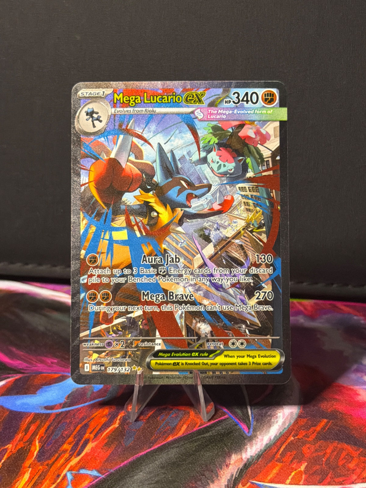 Mega Lucario ex 179/132 (Mega Evolution)