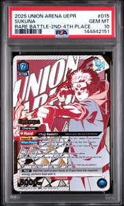 2025 UNION ARENA UEPR-PROMOS 015 SUKUNA RARE BATTLE-2ND-4TH PLACE