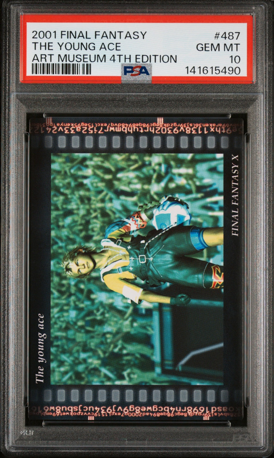 (Pop1)2001 FINAL FANTASY ART MUSEUM 4TH EDITION #487 THE YOUNG ACE