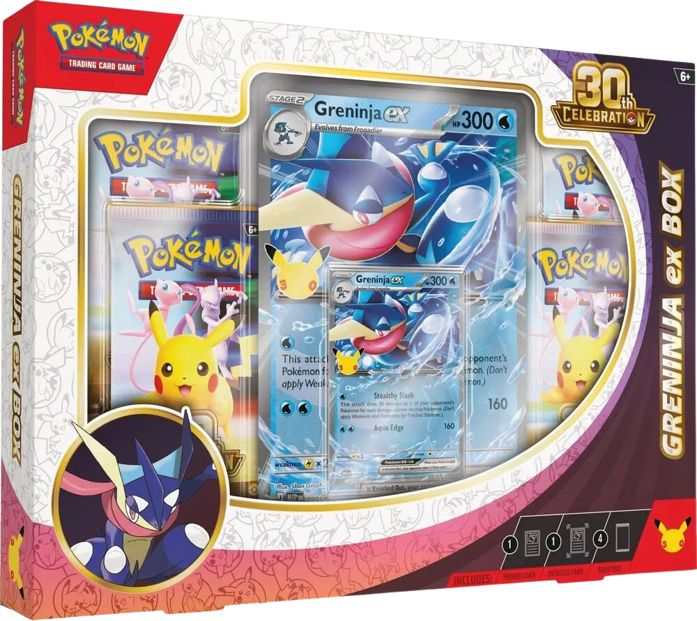 30th Celebration Sylveon/Greninja ex Box
