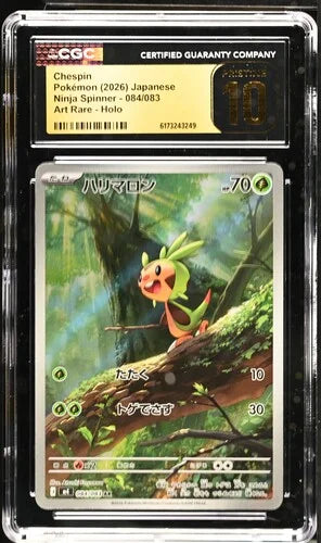 Chespin 084/083 (Ninja Spinner) — CGC 10 (Pristine)