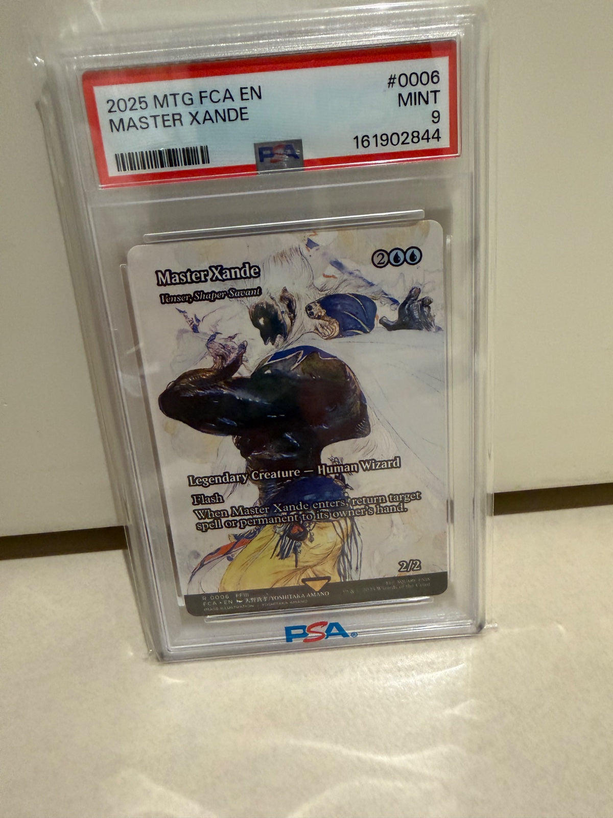 Master Xande - Venser, Shaper Savant (Showcase) 6 · Foil (Universes Beyond: FINAL FANTASY: Through the Ages) — PSA 9