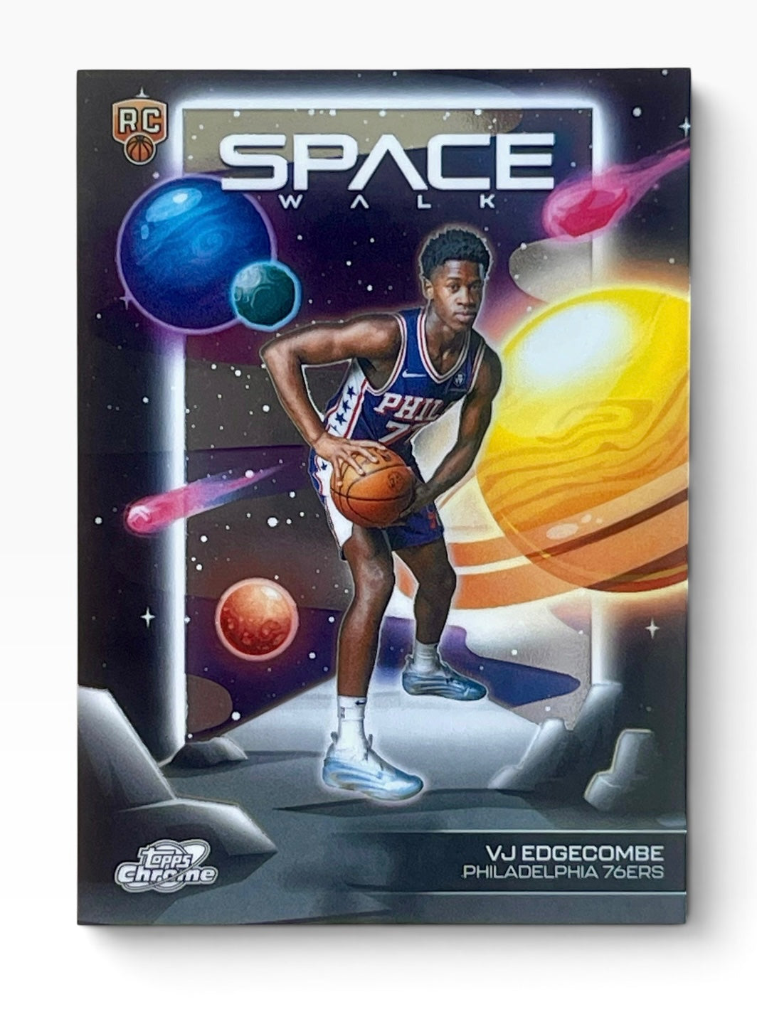 2025-26 Topps Chrome Cosmic Vj Edgecombe Space Walk