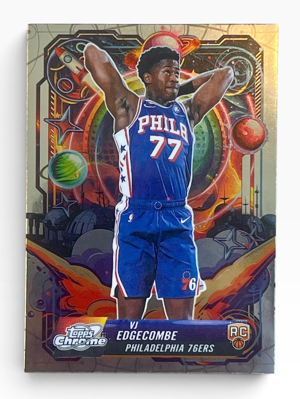 2025-26 Topps Chrome Cosmic Vj Edgecombe Propulsion