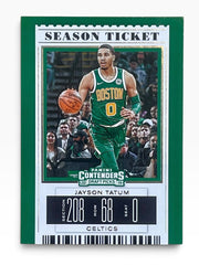 2019-20 Panini Contenders Draft Pick Jayson Tatum Season Ticket