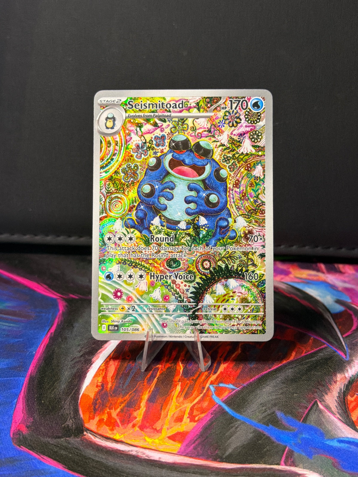 Seismitoad 105/086 (Black Bolt)
