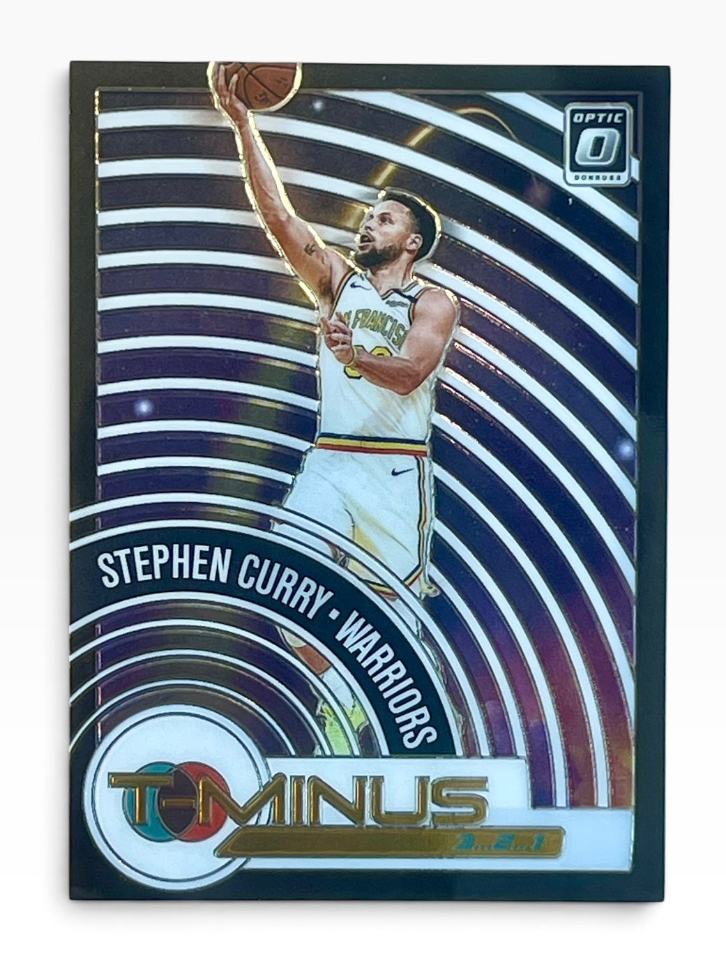 2020-21 Panini Optic Donruss Stephen Curry T-Minus 1-2-3