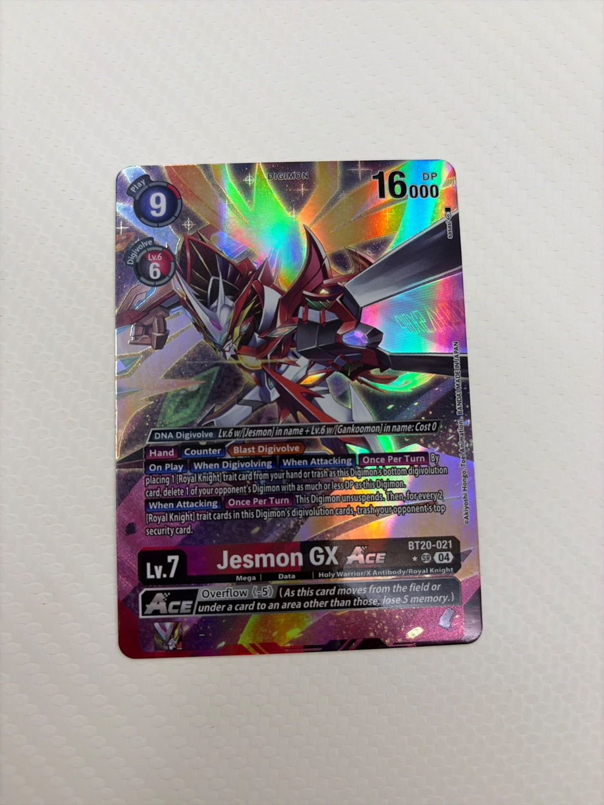 Jesmon GX ACE (Alternate Art) BT20-021 SR (Release Special Booster 2.5)