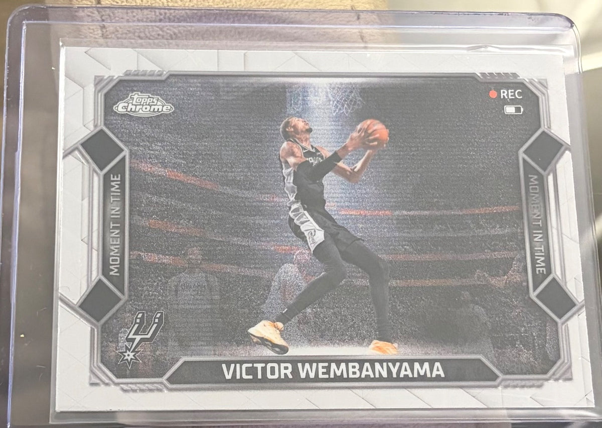 Wembenyama Chrome update MOMENT IN TIME
