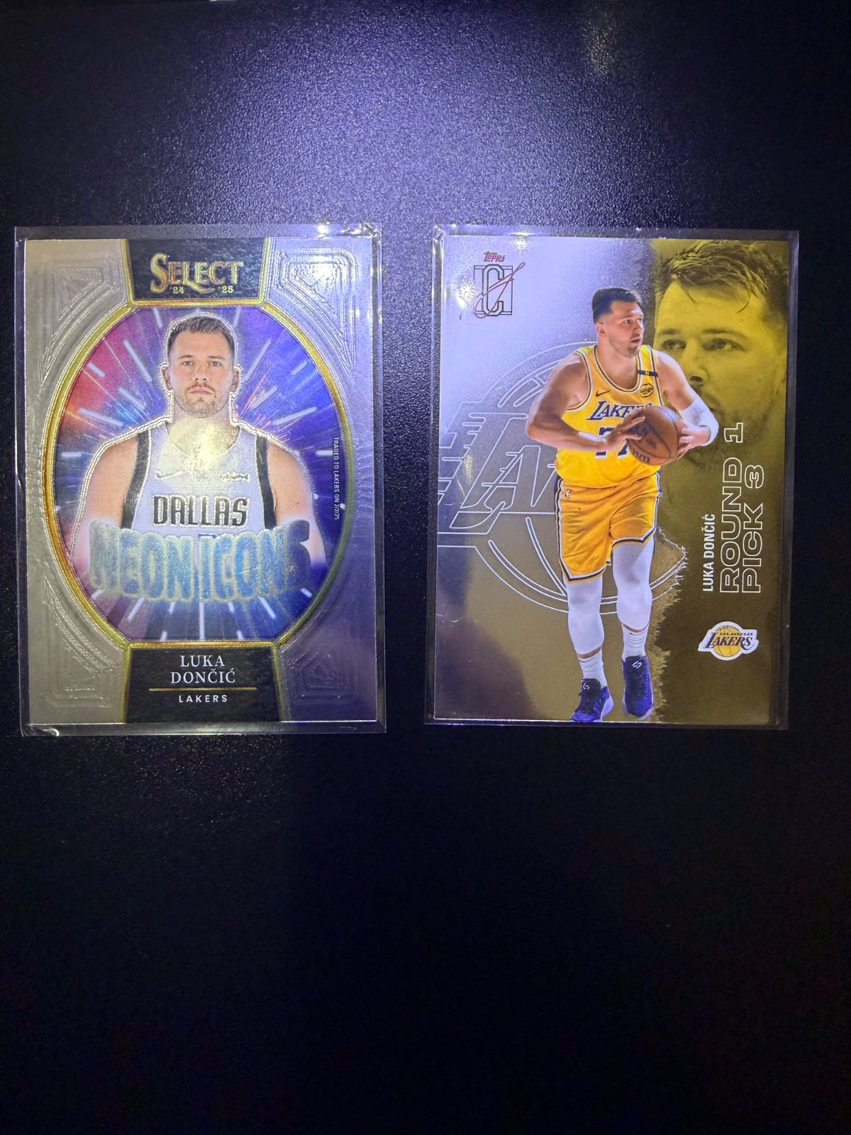 Luka Doncic Chrome & Neon Icons