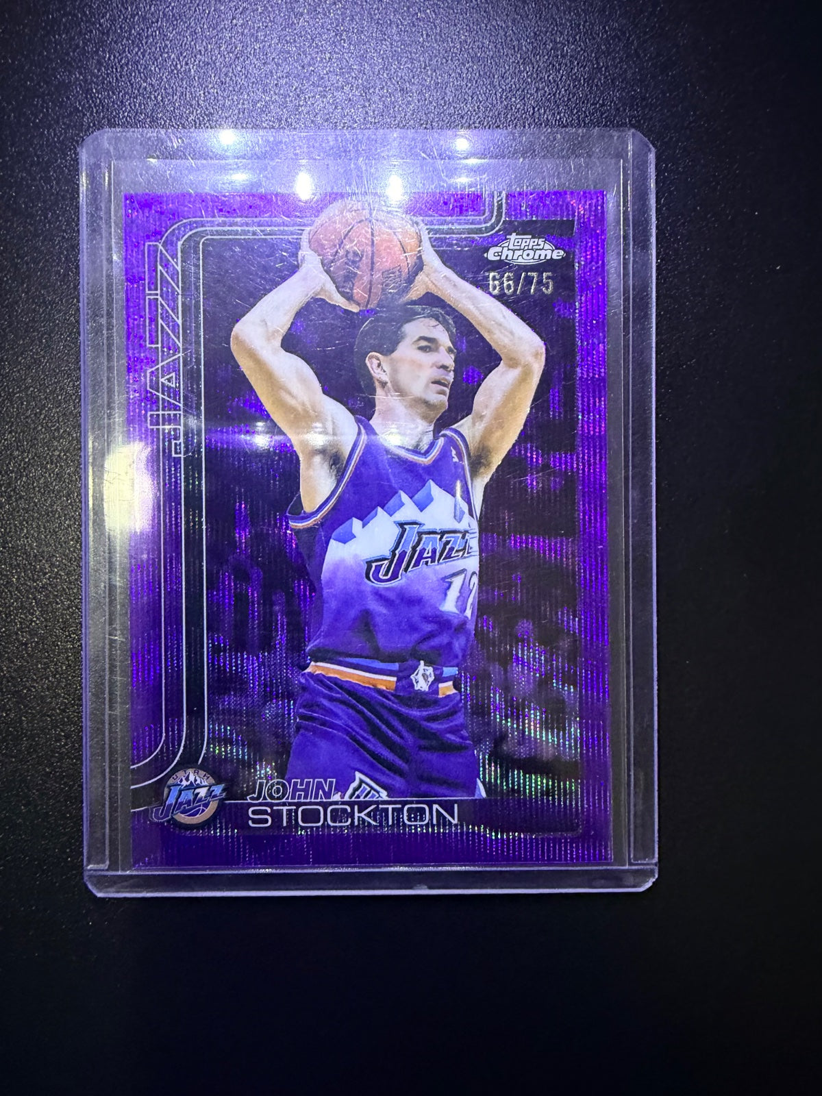 John Stockton /75 Topps Chrome