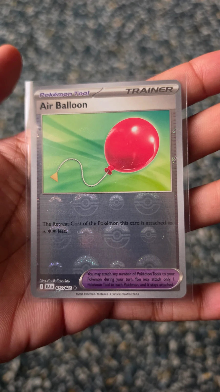 Air Balloon (Poke Ball Pattern) 079/086 (Black Bolt)