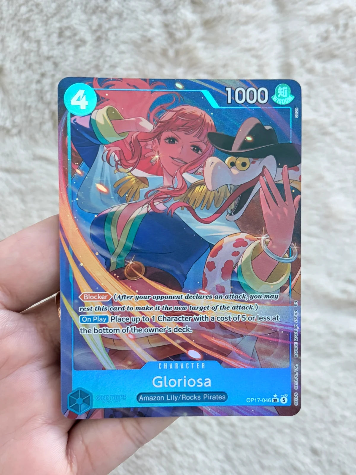 One Piece TCG: OP17-046 SR Gloriosa Alternate Art