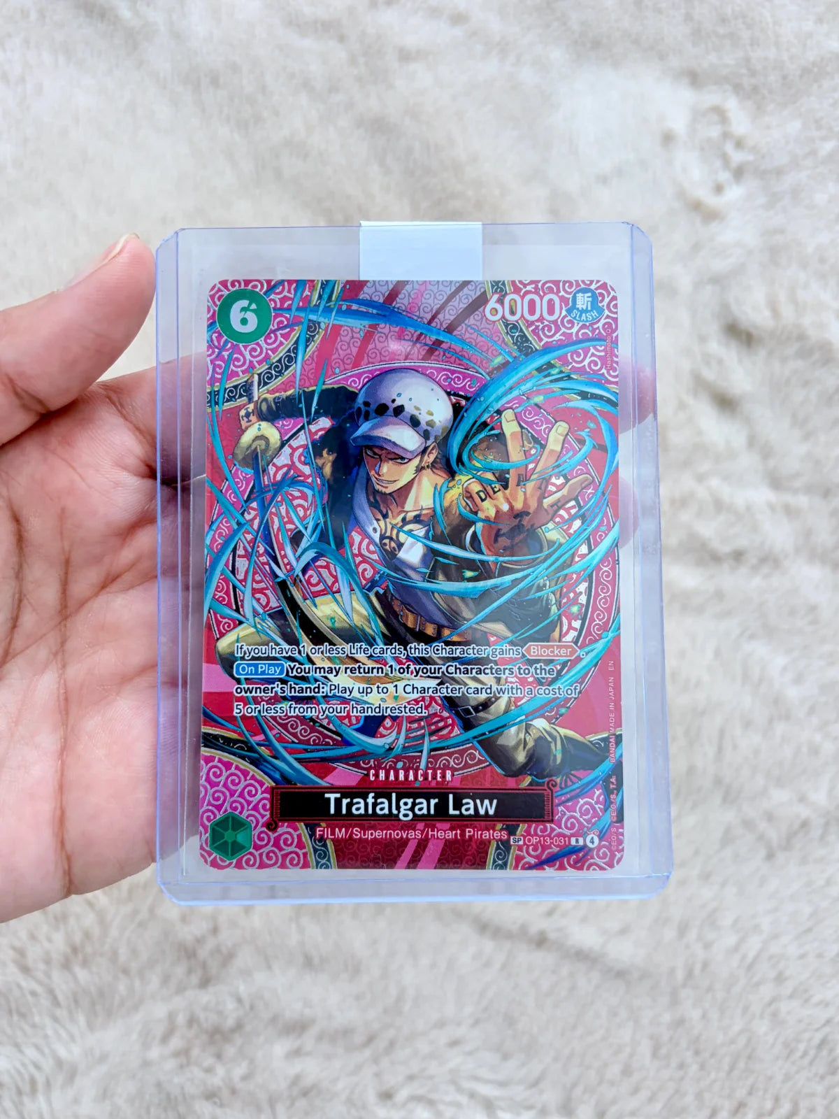 One Piece TCG Trafalgar Law (SP) OP13-031 English