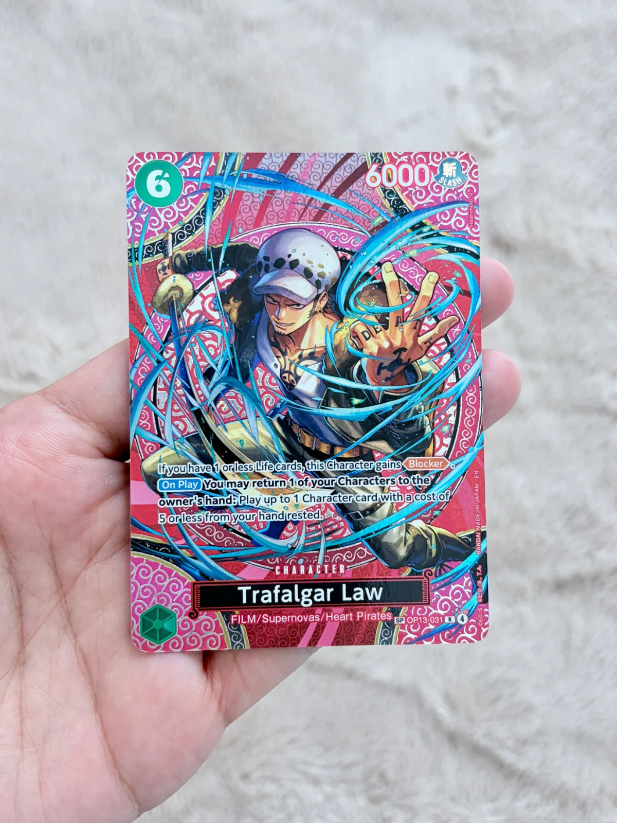One Piece TCG Trafalgar Law (SP) OP13-031 English