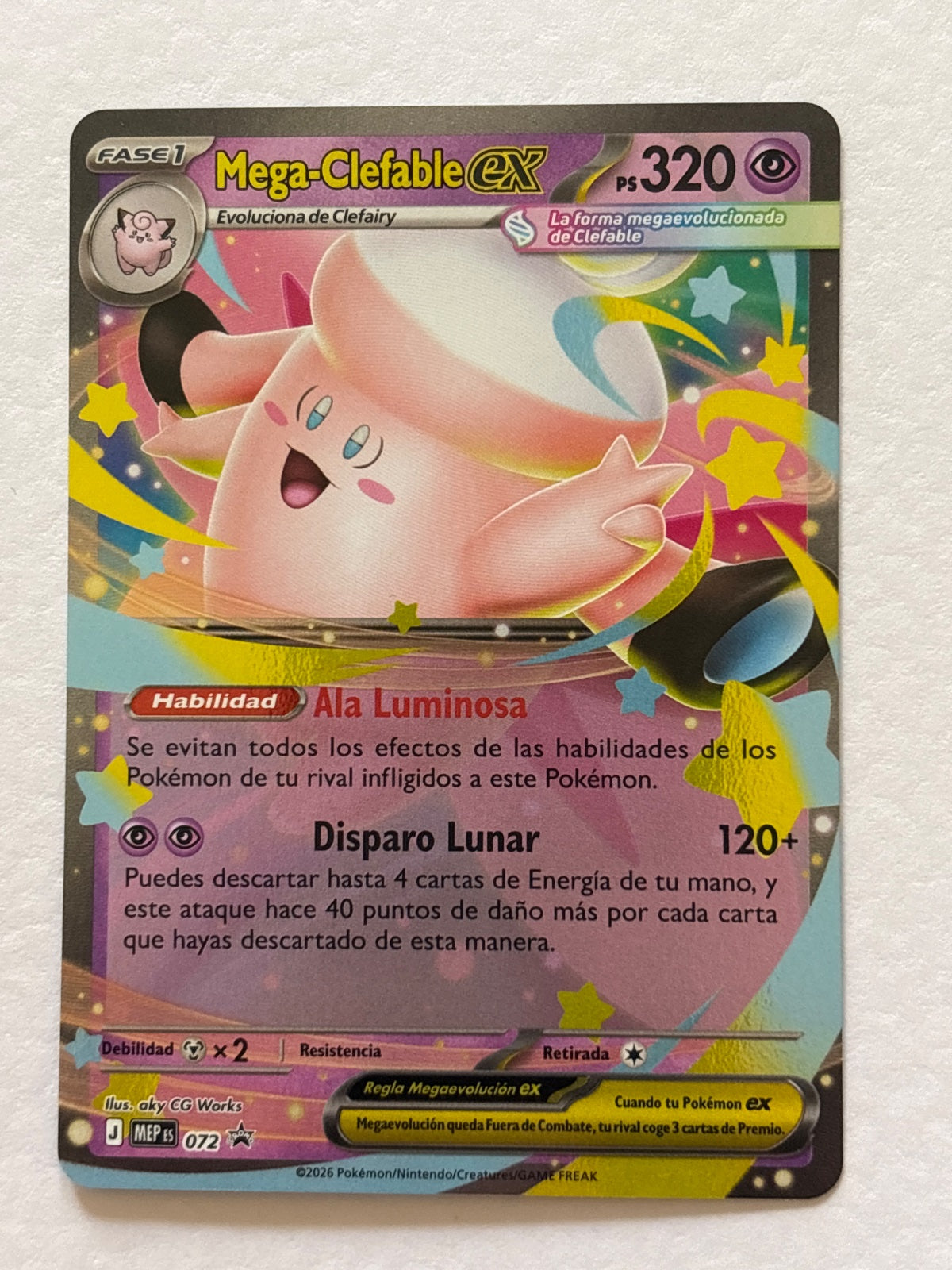 Mega Clefable ex 072 (ES) (Mega Evolution Promos)
