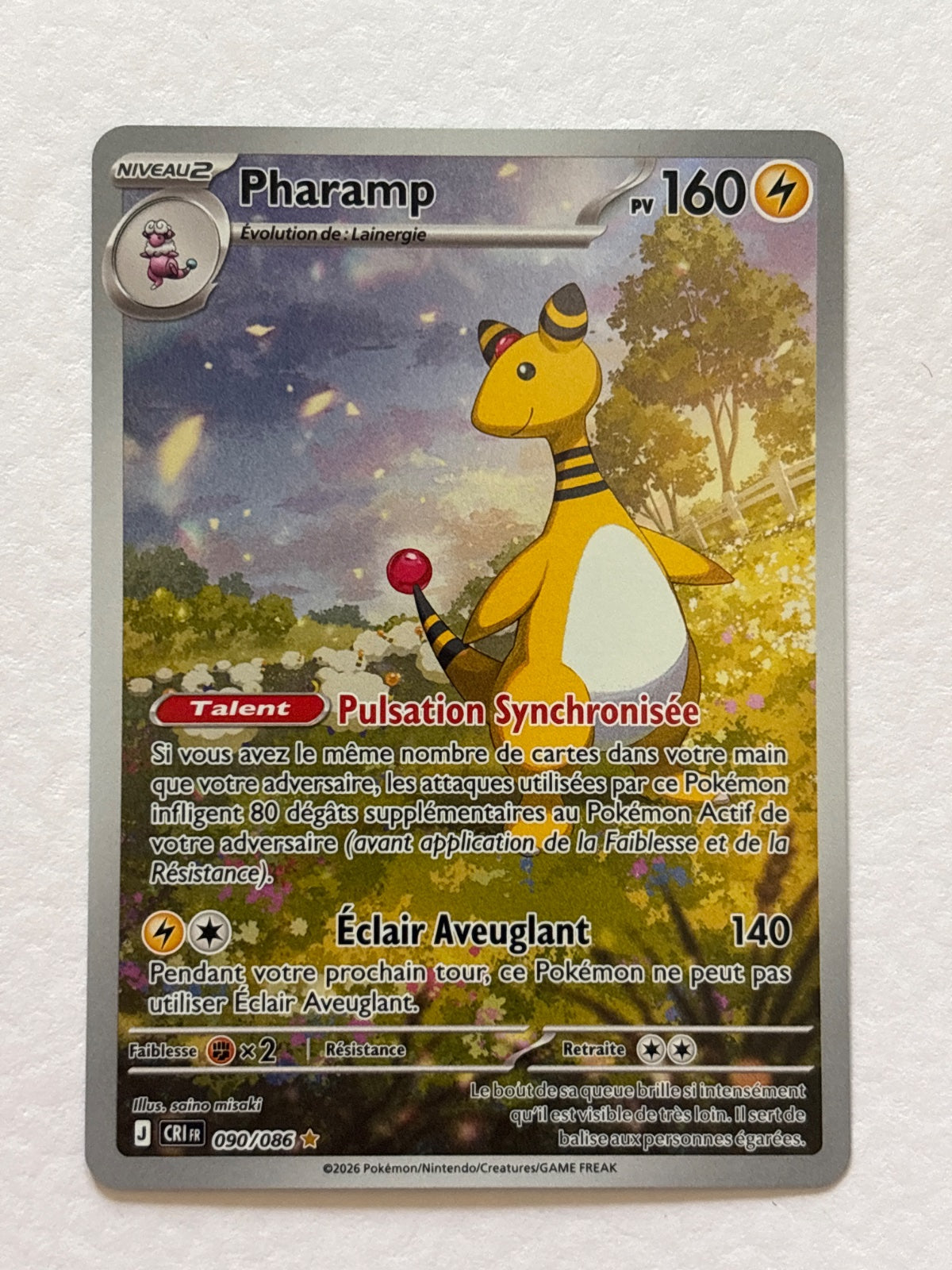 Ampharos 090/086 (FR) (Chaos Rising)
