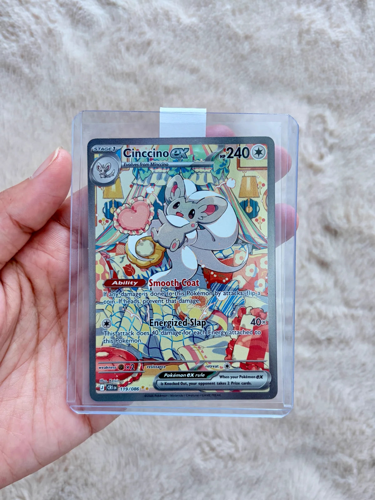 Pokemon TCG Chaos Rising Cinccino 119/086 English