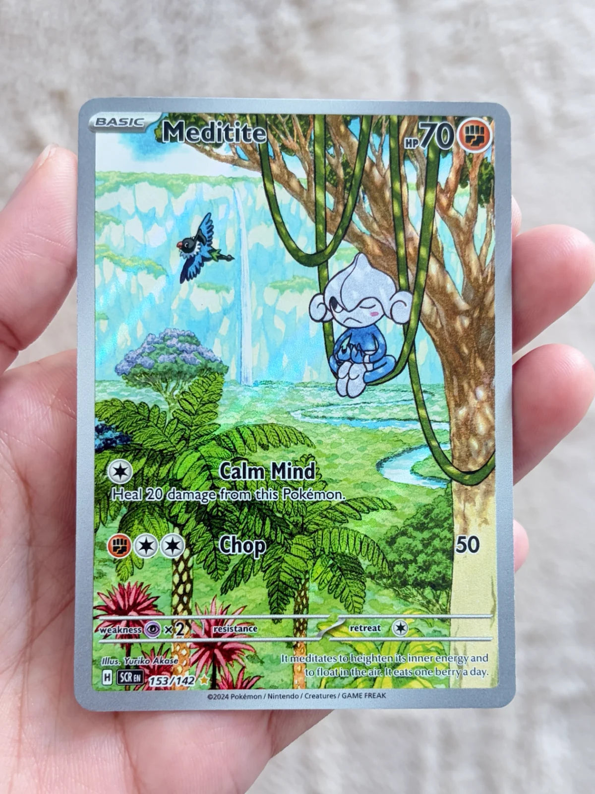 Pokemon TCG: Meditite 153/142 (Stellar Crown) English