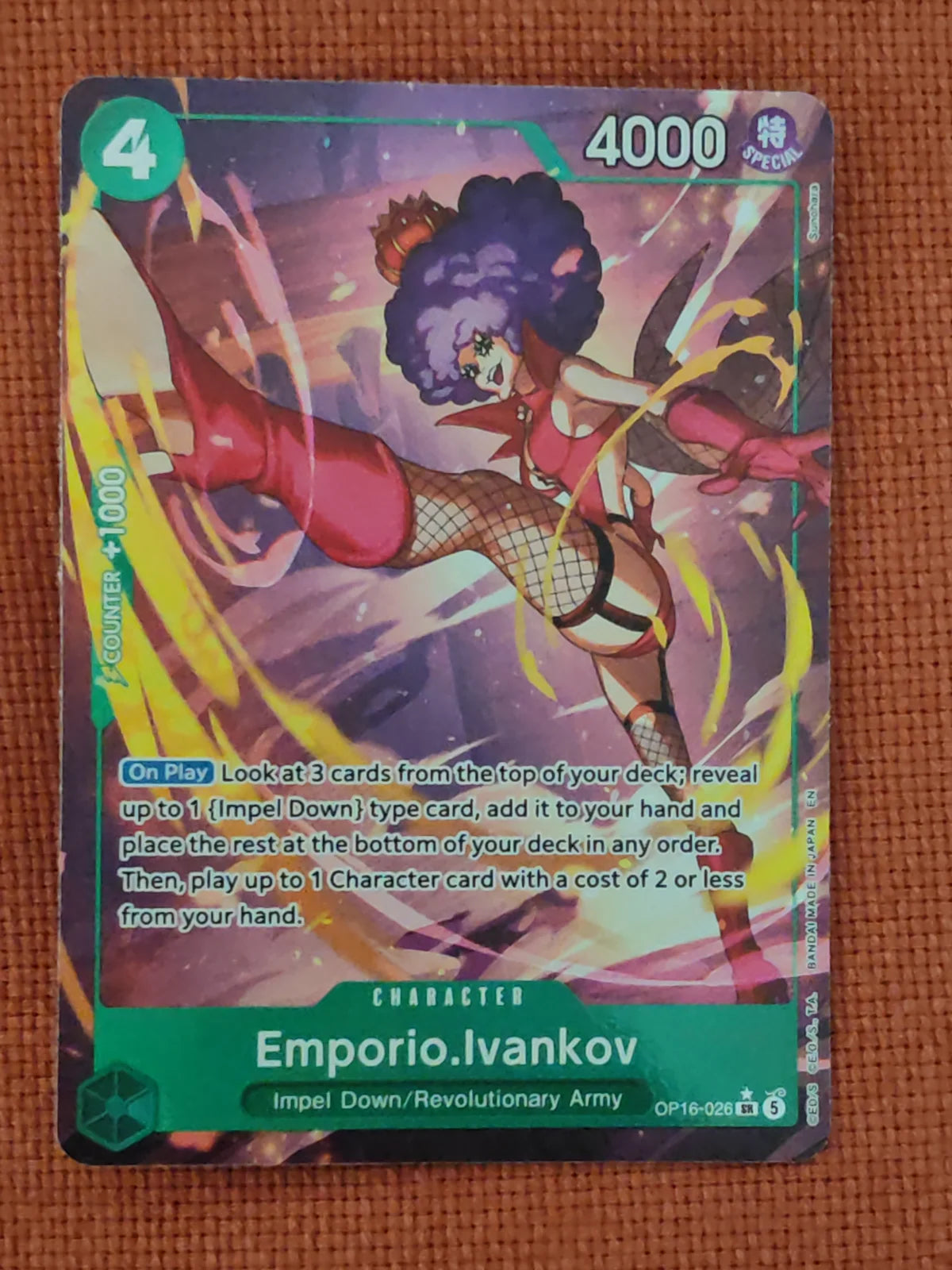 Emporio.Ivankov (026) (Alternate Art) OP16-026 (The Time of Battle)