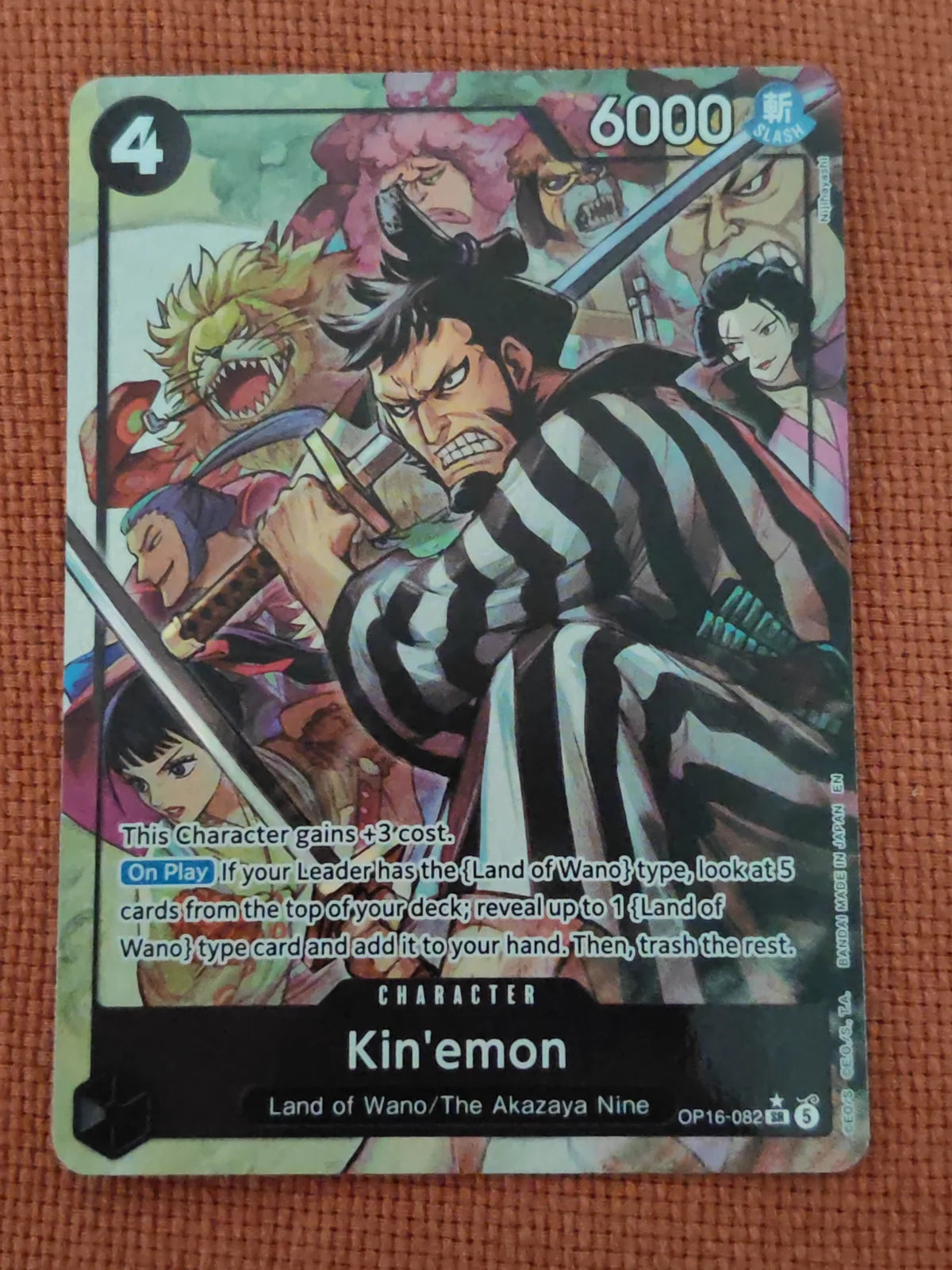 Kin'emon (Alternate Art) OP16-082 (The Time of Battle)