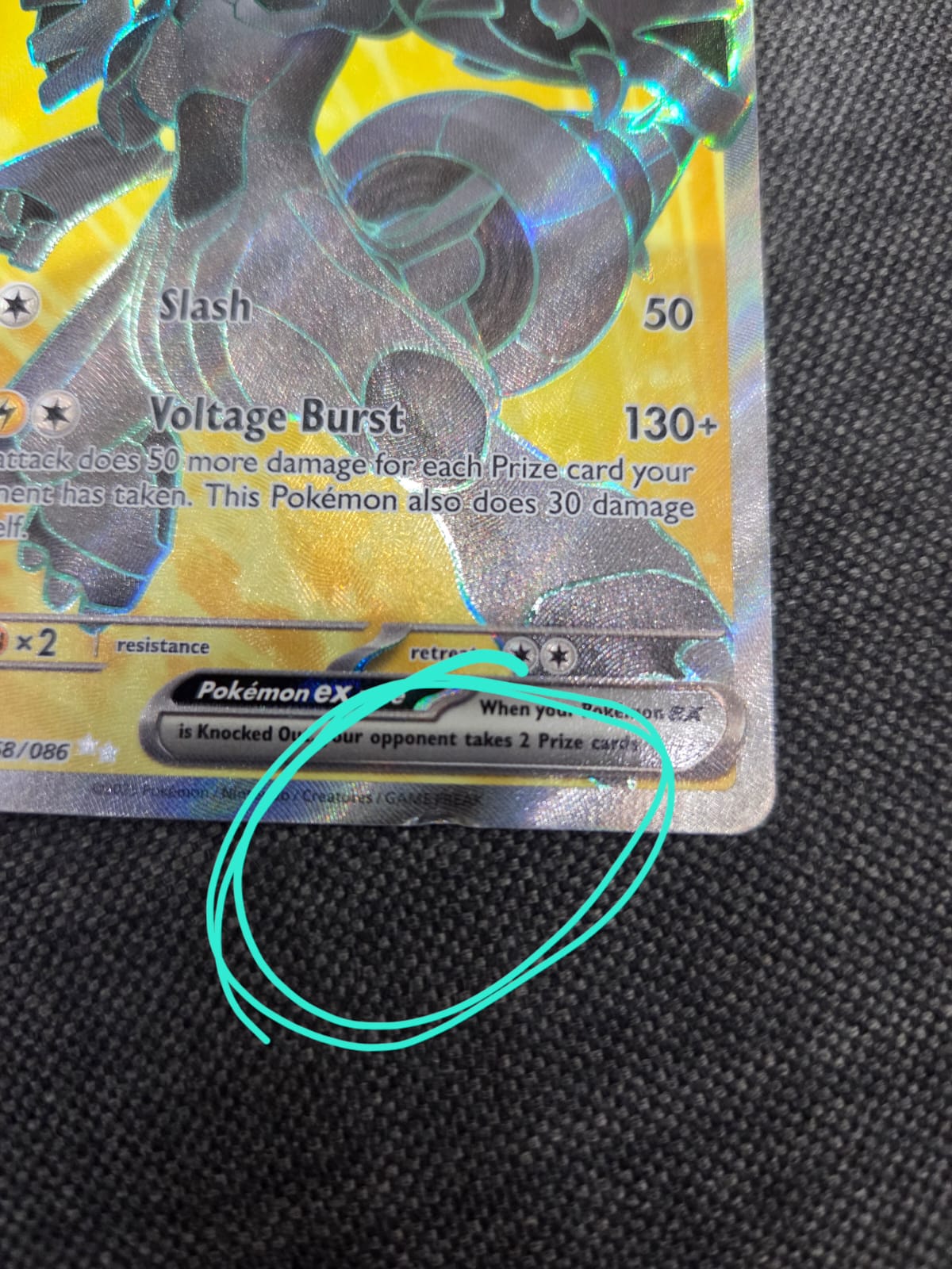 Zekrom ex 158/086 (Black Bolt)