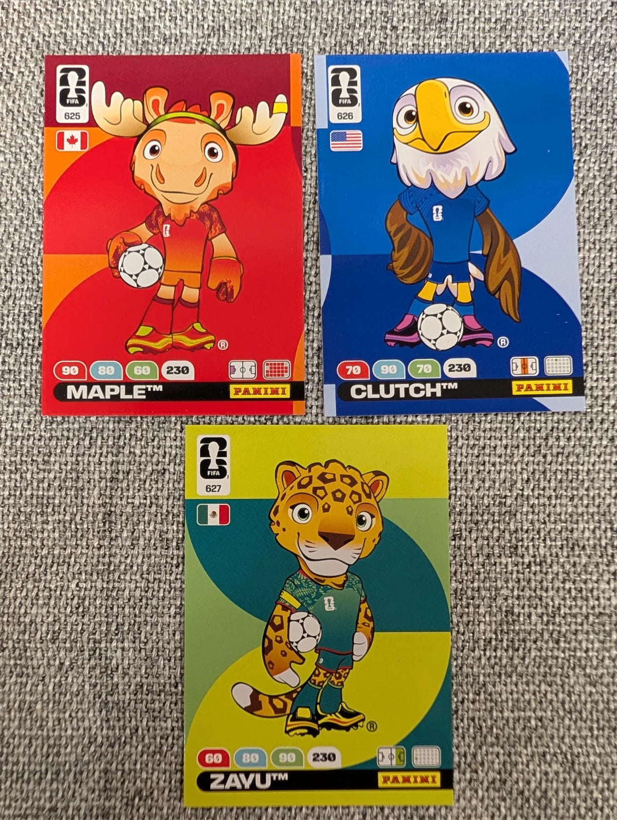 Mascots - Full Set - Panini Adrenalyn XL World Cup 2026