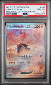 Great Tusk ex 246/198 (Scarlet & Violet Base Set) — PSA 10