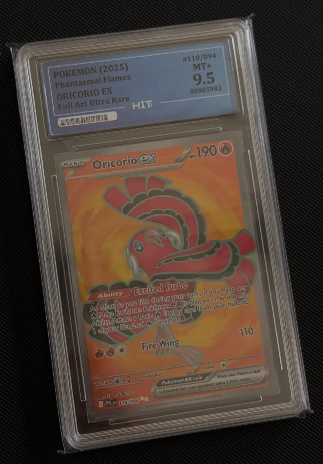 Oricorio ex 110/094 (Phantasmal Flames) - HIT 9.5