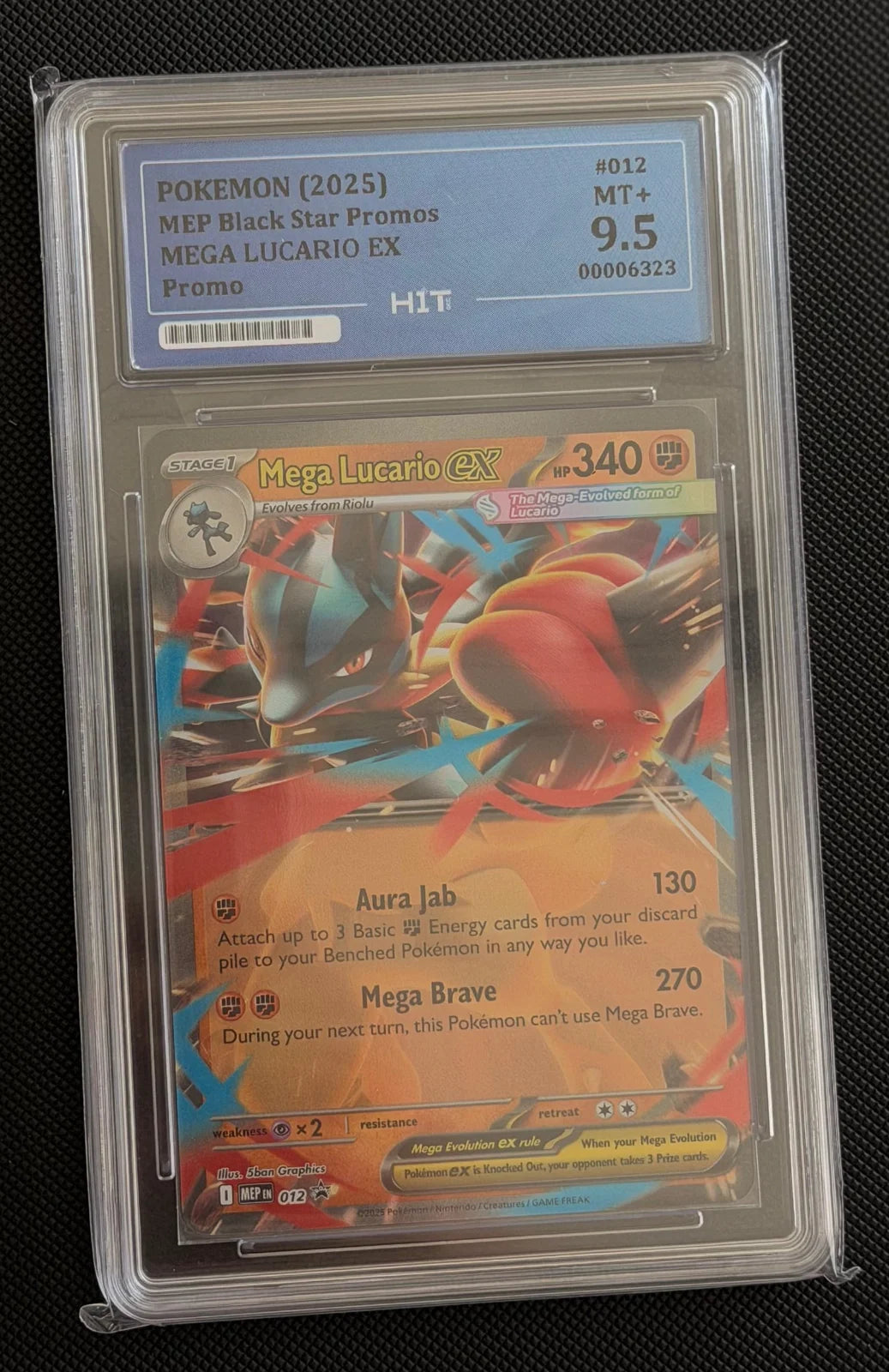 Mega Lucario ex 012 (Mega Evolution Promos) — HIT 9.5