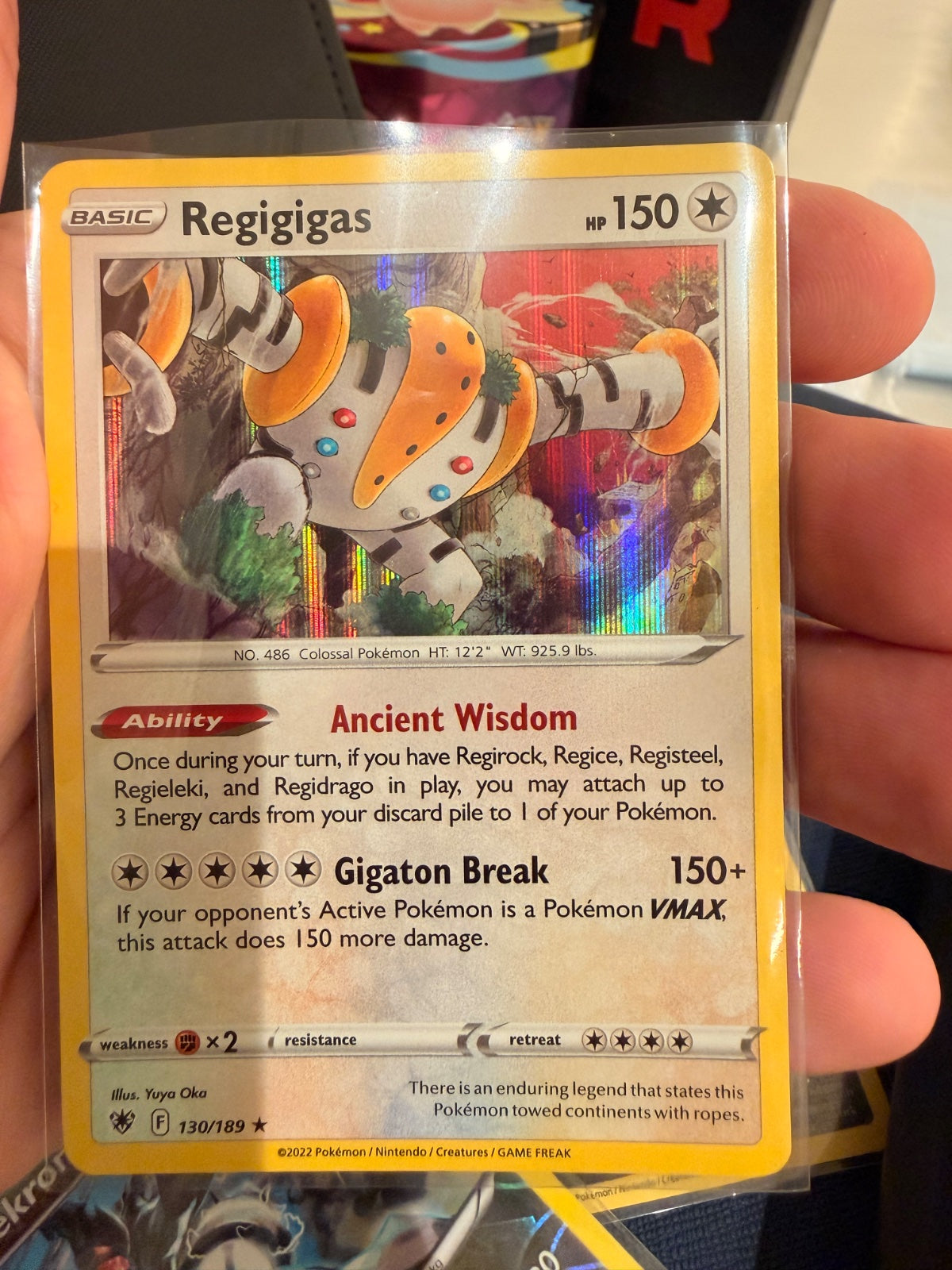 Regigigas 130/189 · Reverse Holofoil (Astral Radiance)