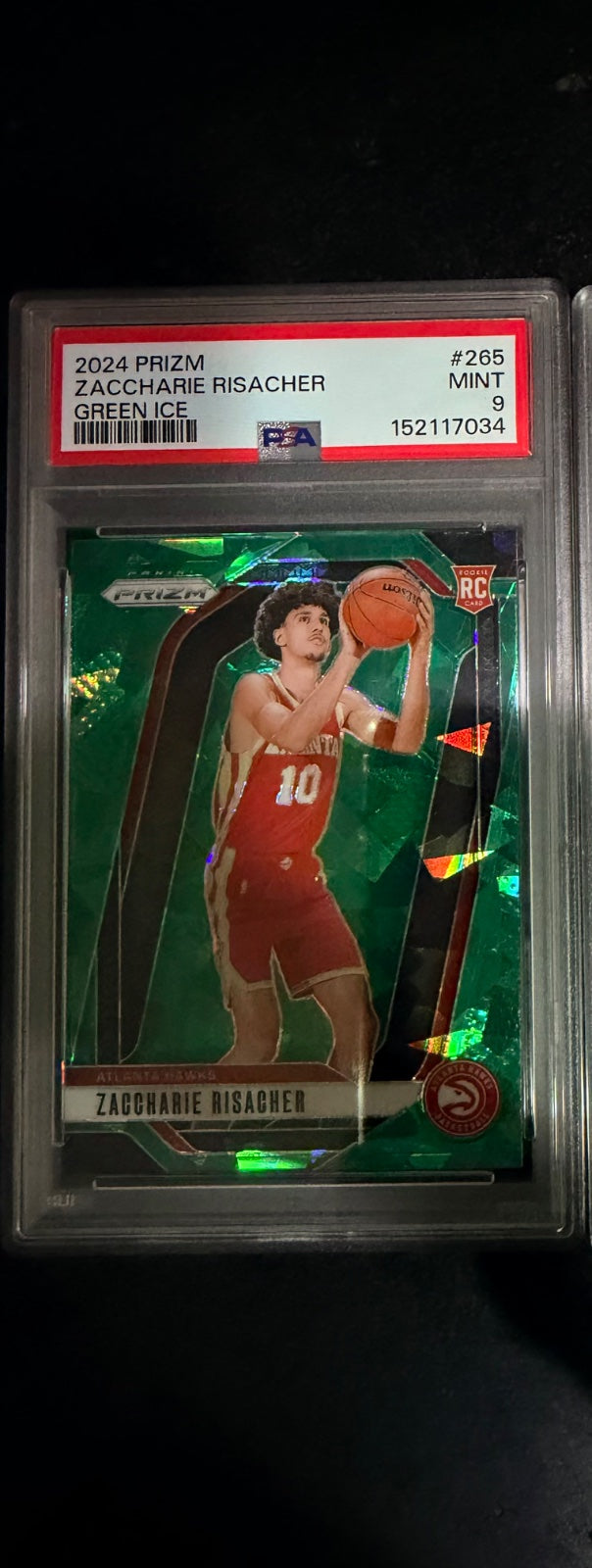 Zaccharie Risacher RC PSA 9