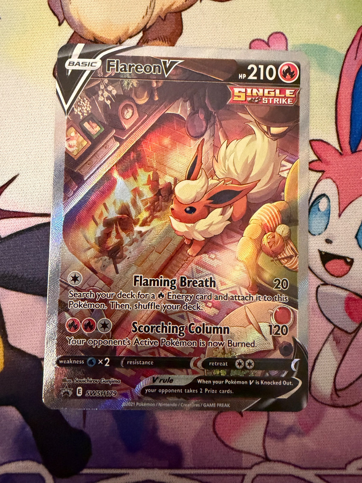 Flareon V SWSH179 (Sword & Shield Promo)