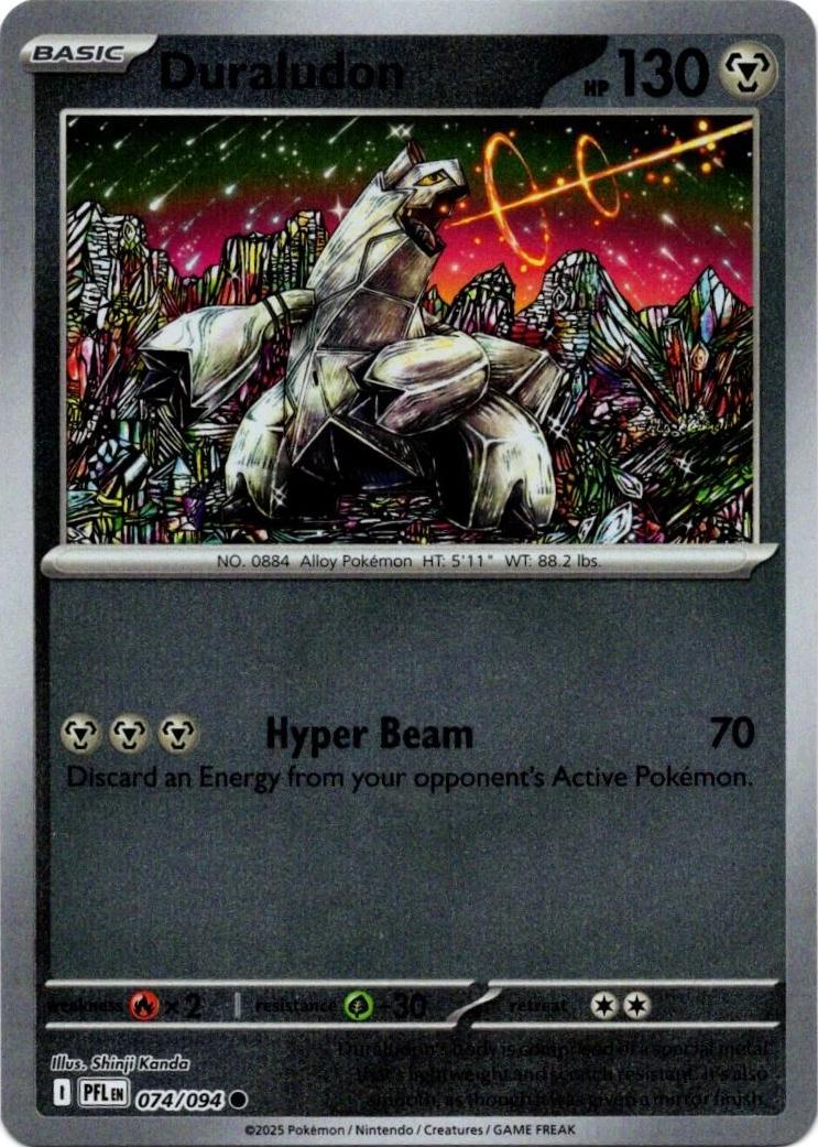 Duraludon 074/094 · Reverse Holofoil (Phantasmal Flames)