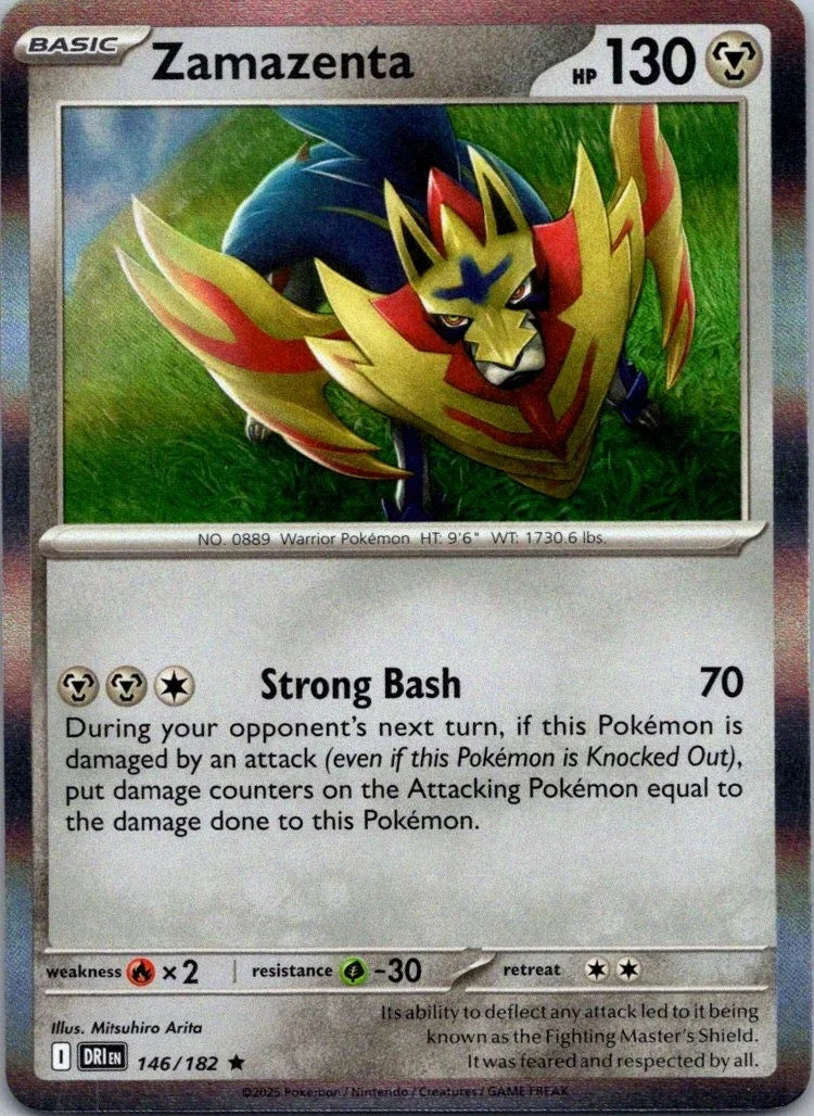 Zamazenta 146/182 · Holofoil (Destined Rivals)