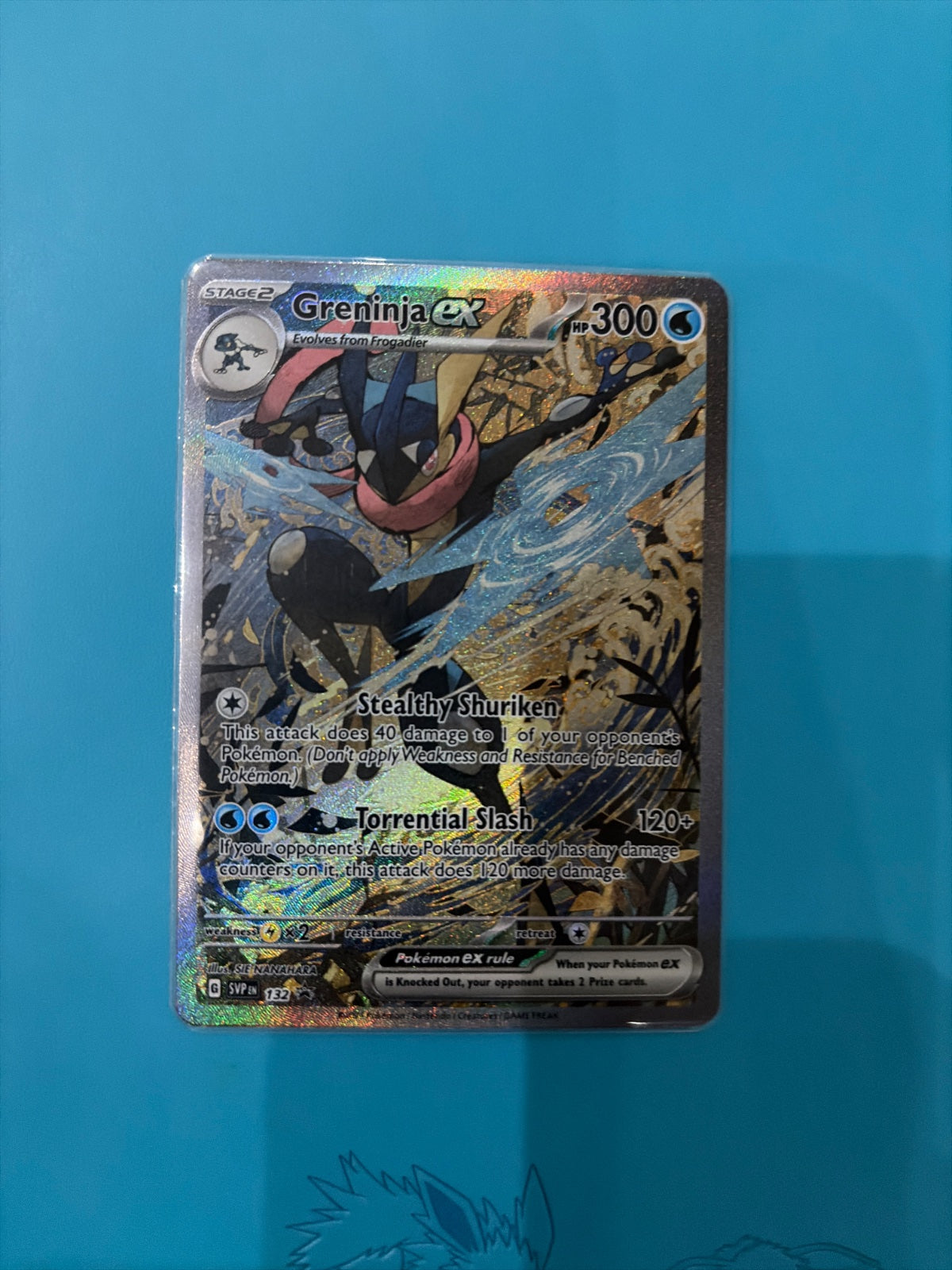Greninja ex 132 (Scarlet & Violet Promo)