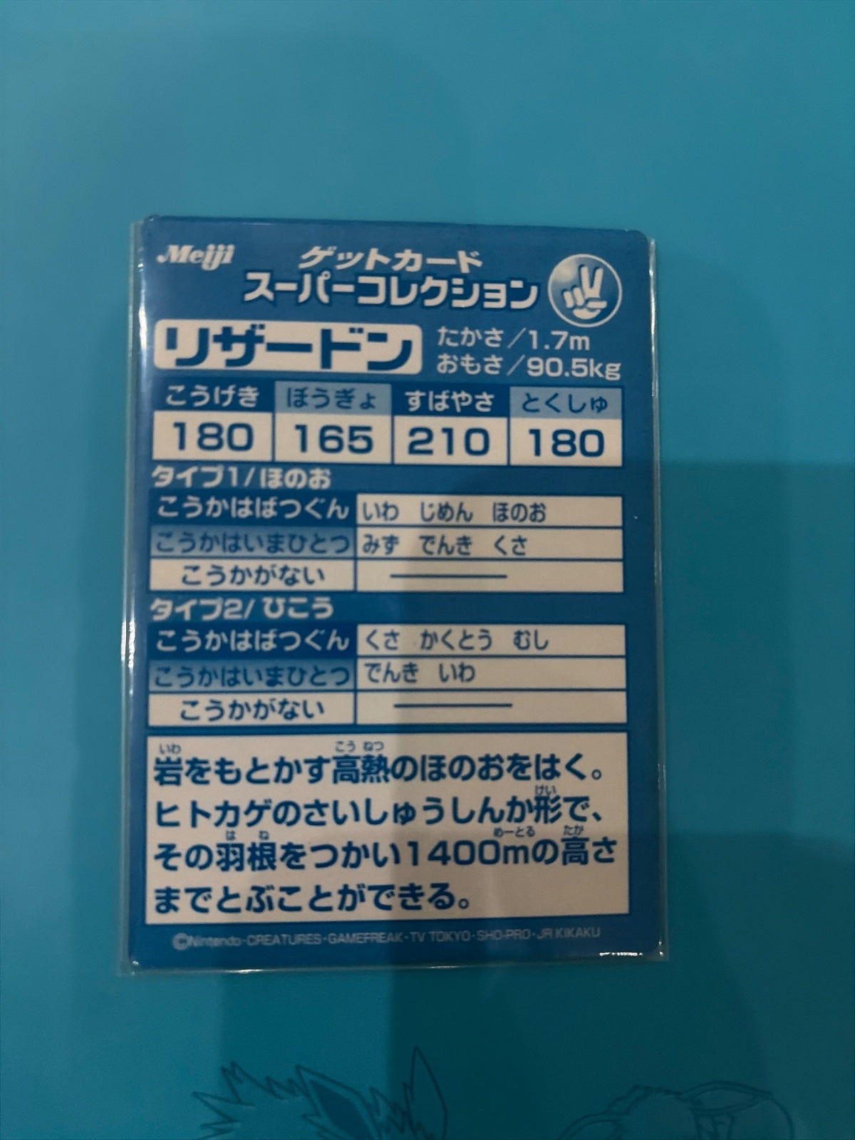 Charizard [Lizardon] Meiji (JP) (Miscellaneous Cards & Products)