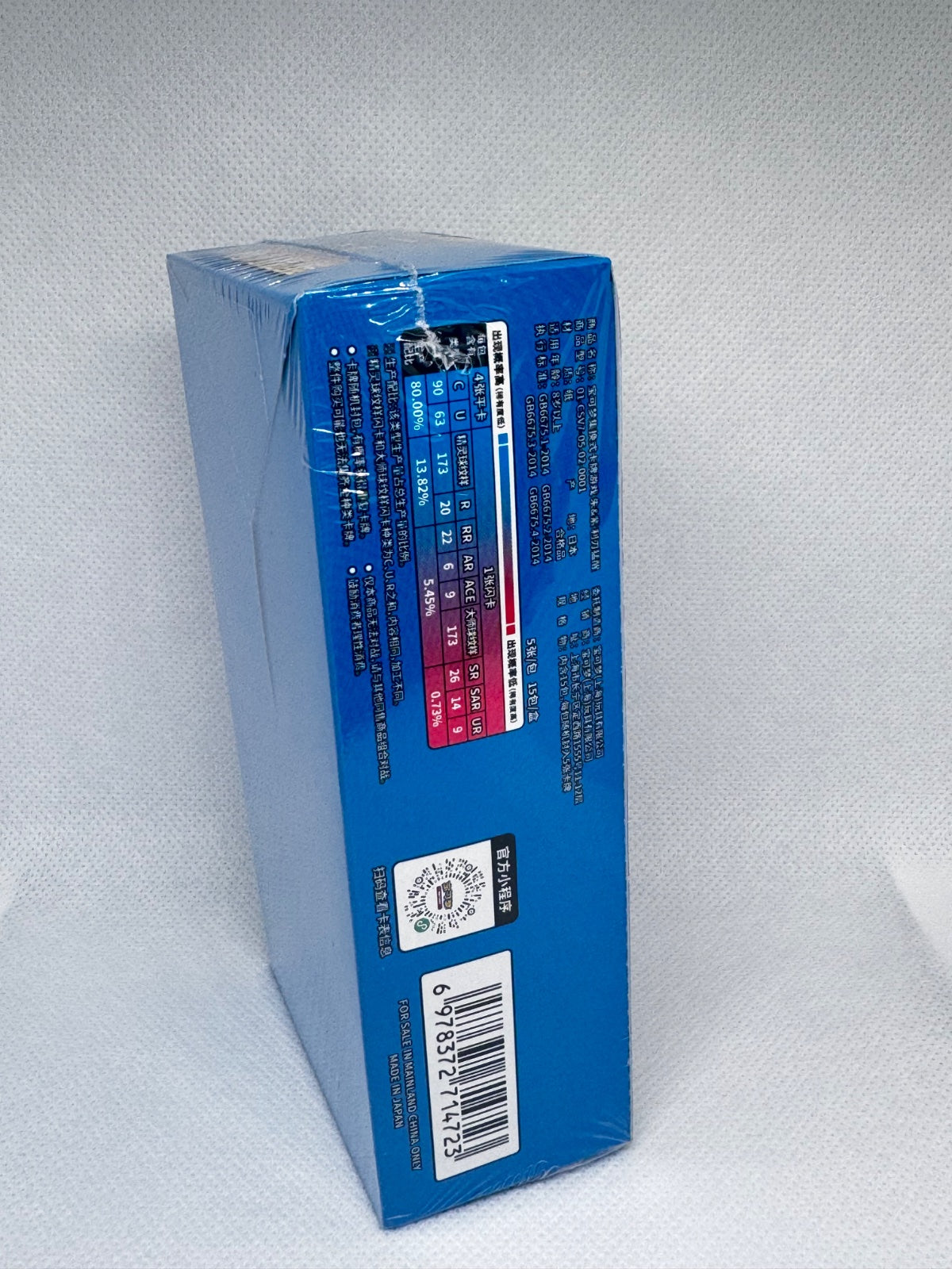 Pokémon Chinese Blade Awakening CSV7C Slim Booster Box – 15 Packs