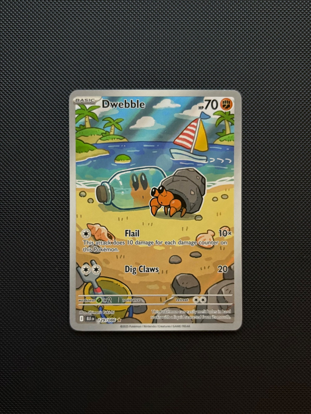 Dwebble 129/086 (Black Bolt)