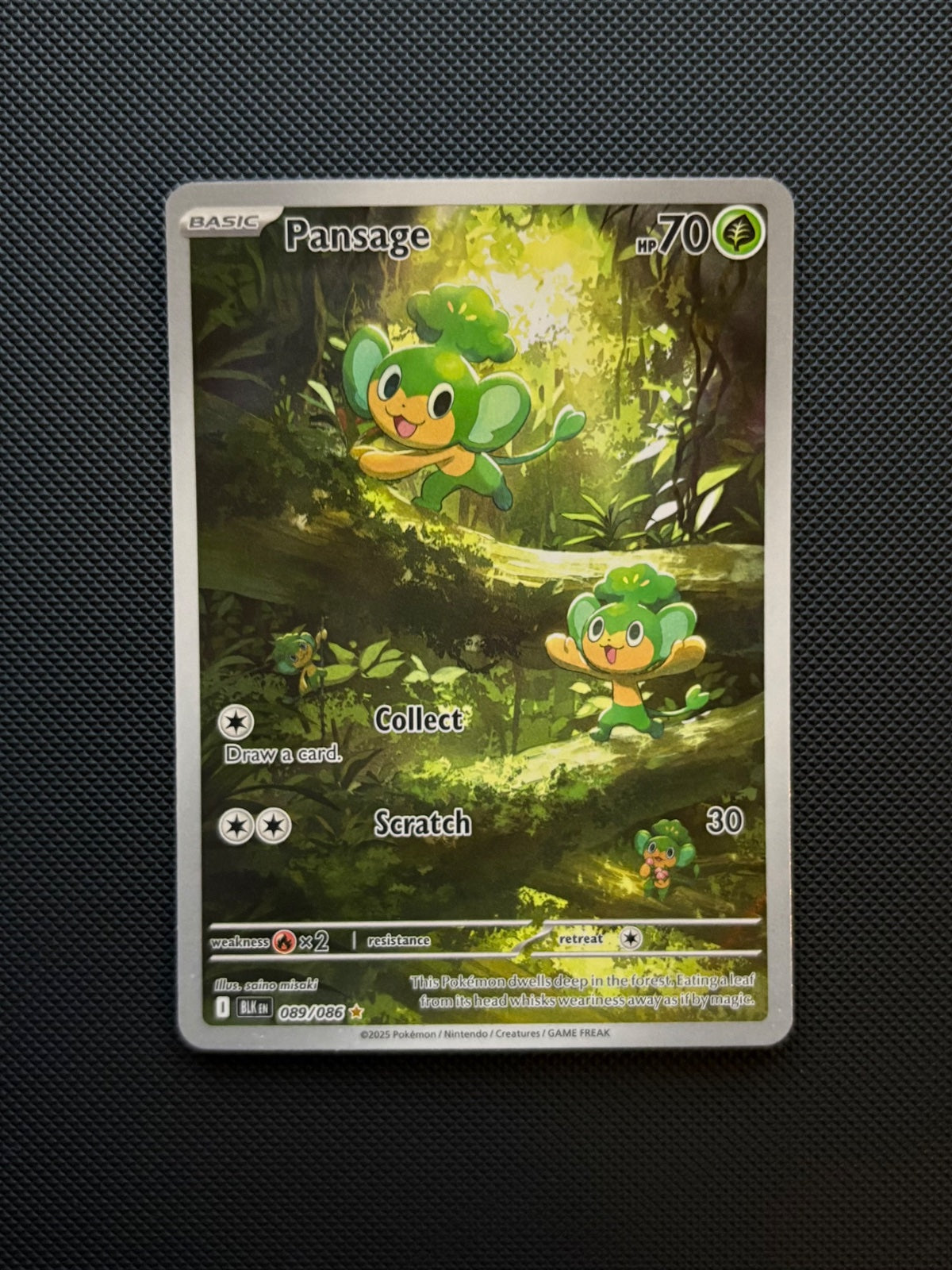 Pansage 089/086 (Black Bolt)