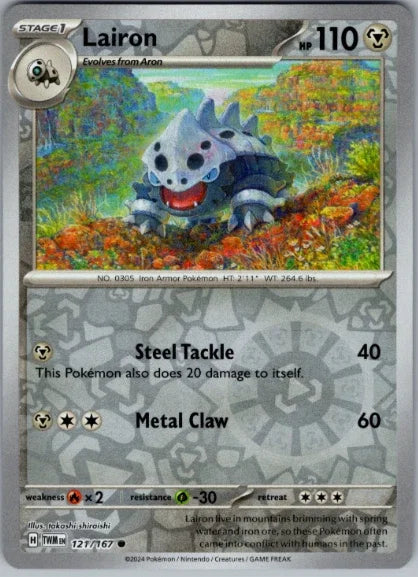 Lairon 121/167 · Reverse Holofoil (Twilight Masquerade)