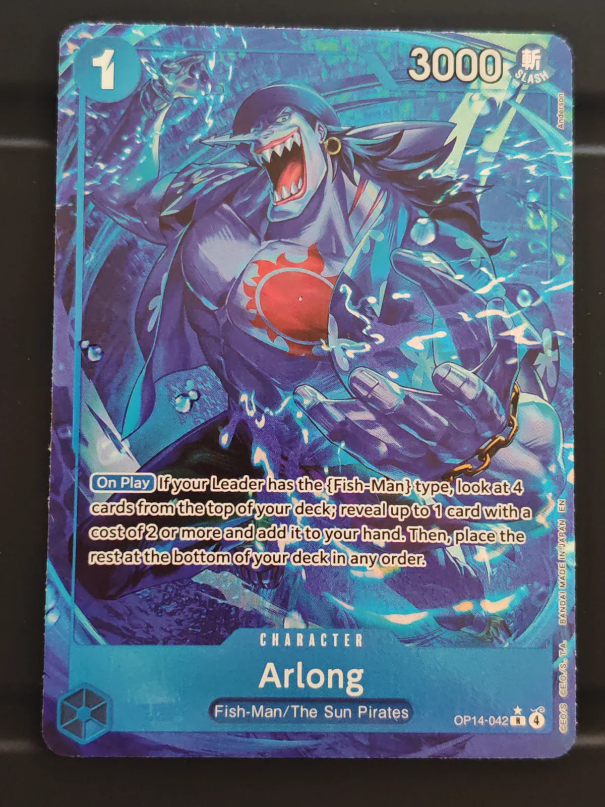 Arlong - (Alternate Art) OP14-042 (The Azure Sea's Seven)