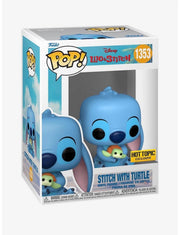 stitch with turtle funko pop