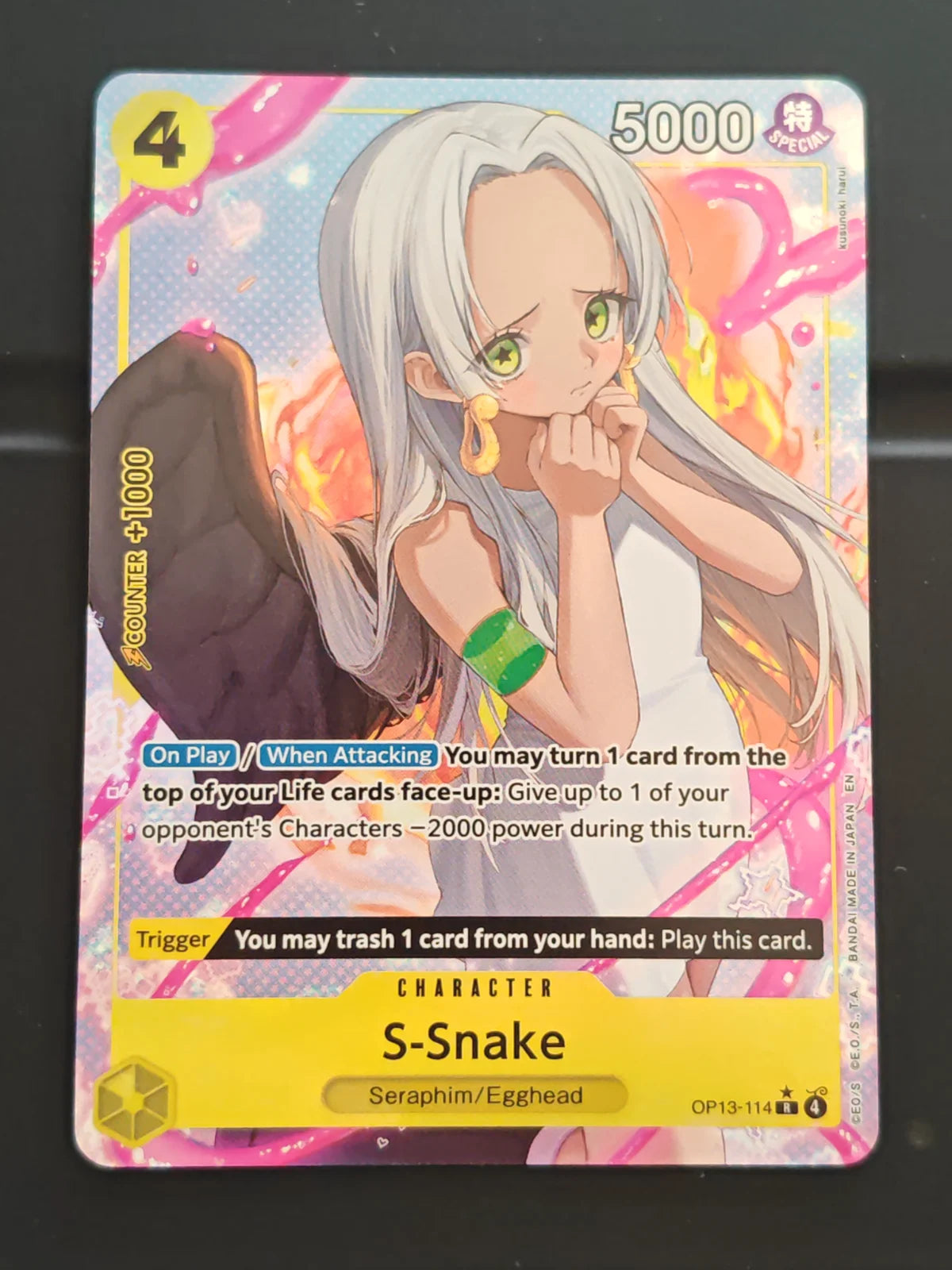 S-Snake (Alternate Art) OP13-114 (Carrying On His Will)