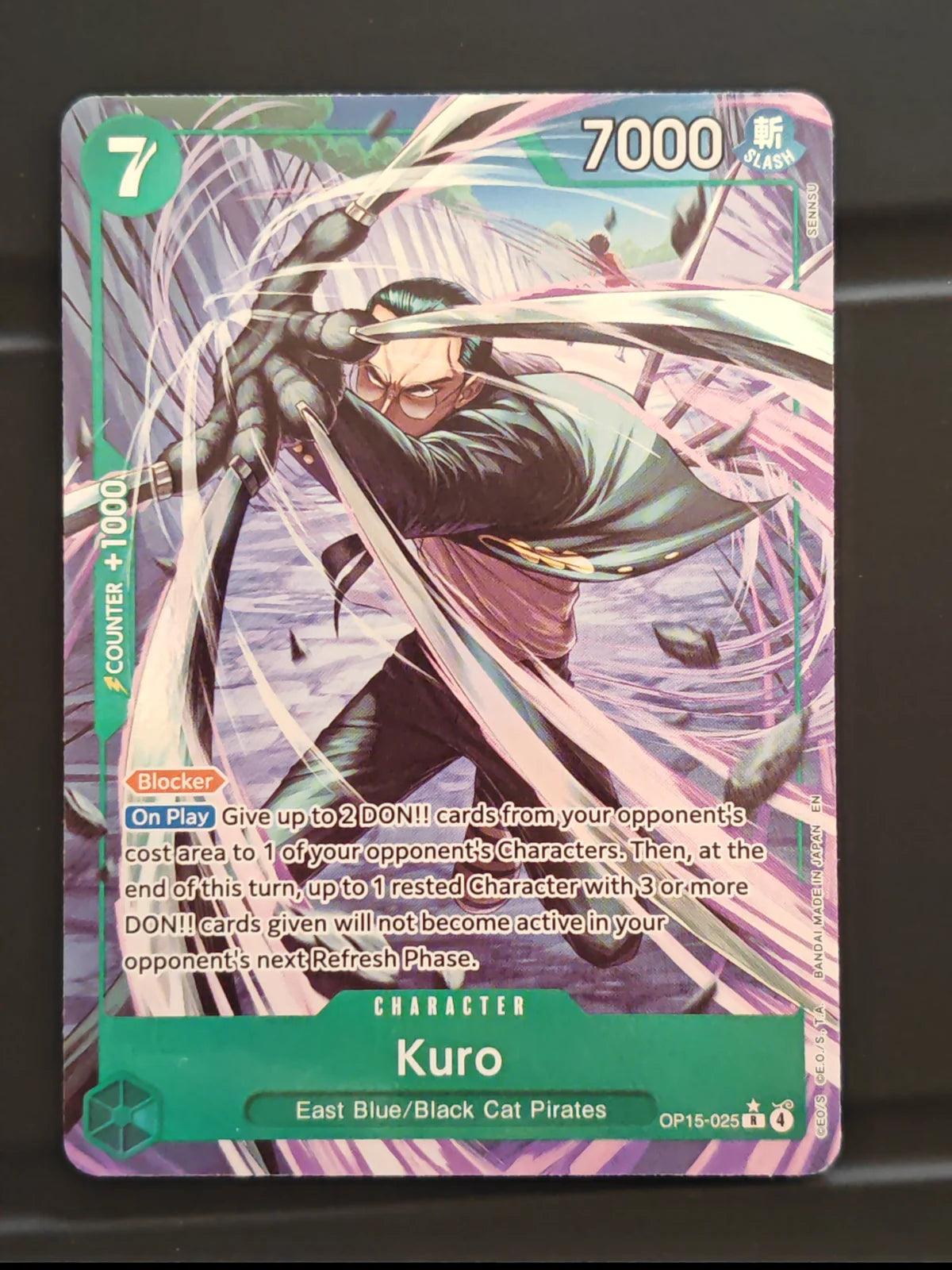 Kuro (Alternate Art) OP15-025 (Adventure on Kami's Island)