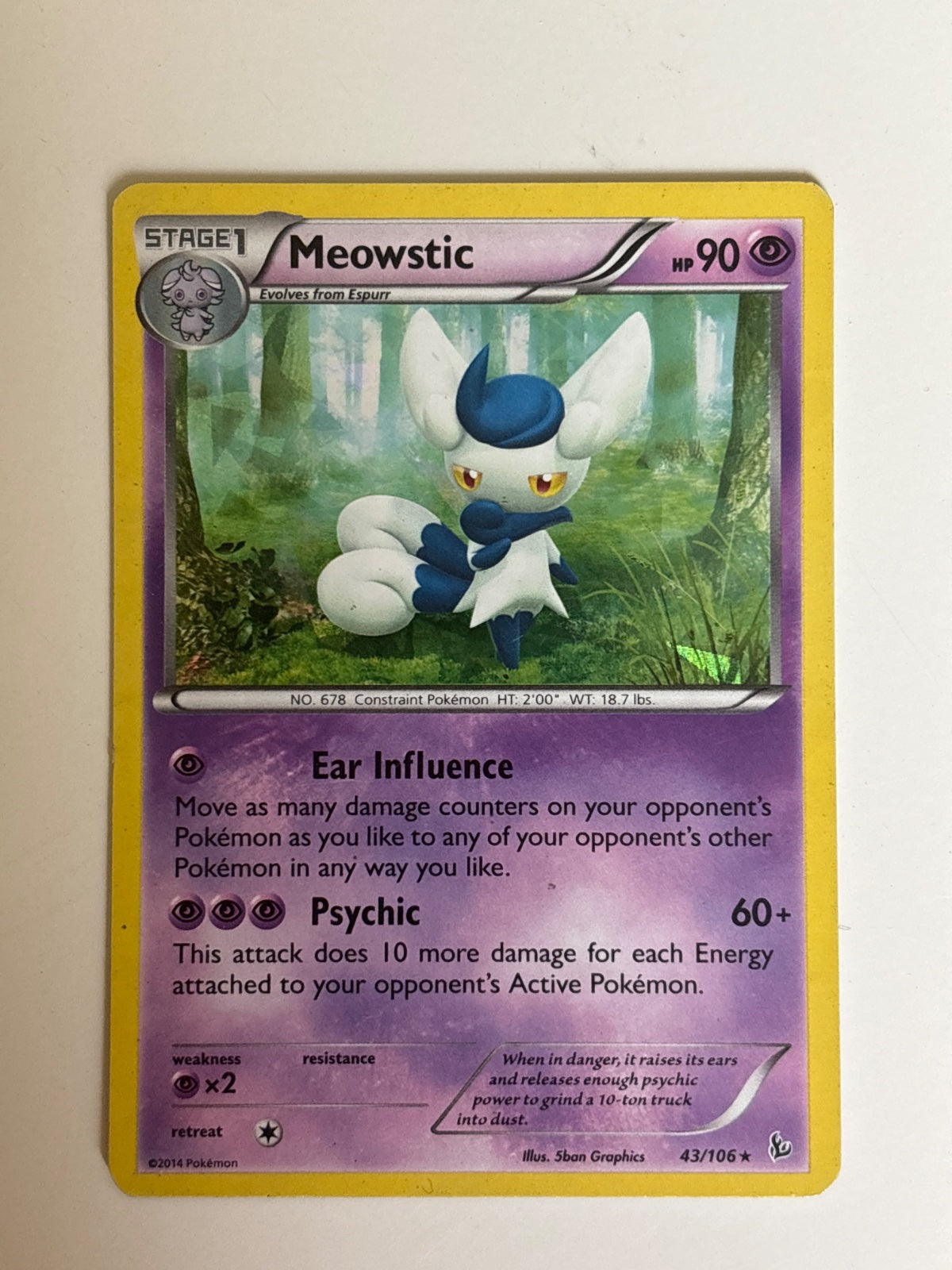 Meowstic (XY Flashfire) 043/106 (Deck Exclusives)